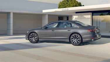 Audi A8 parked exterior side