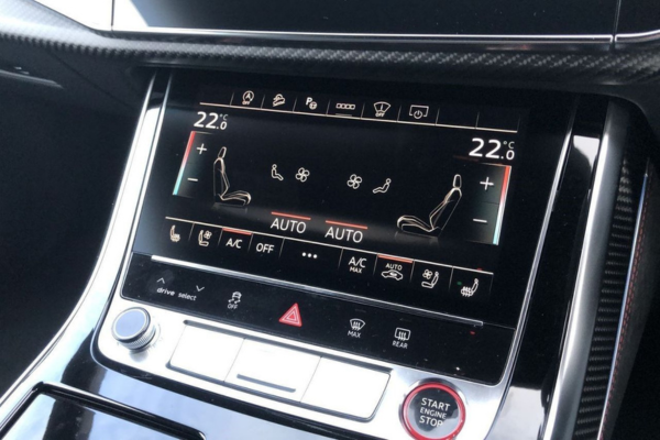 Audi climate control screen