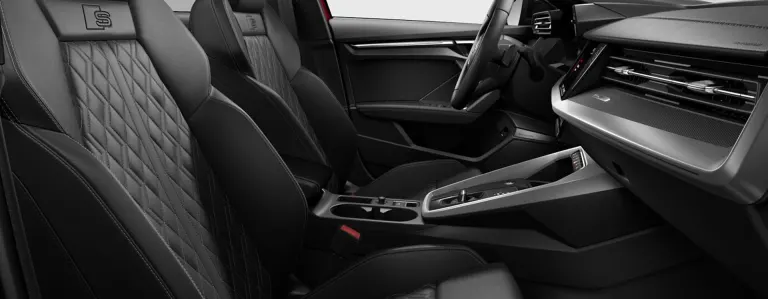 audi s3 sportback front interior seats