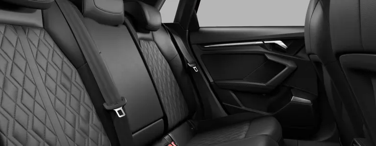 audi s3 sportback rear interior