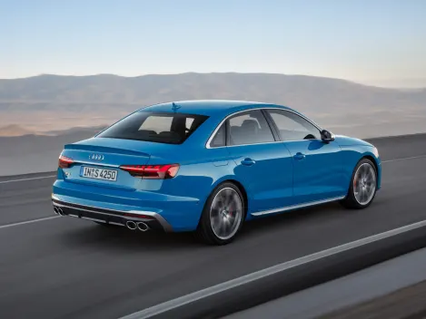 audi s4 saloon rear driving test drive review