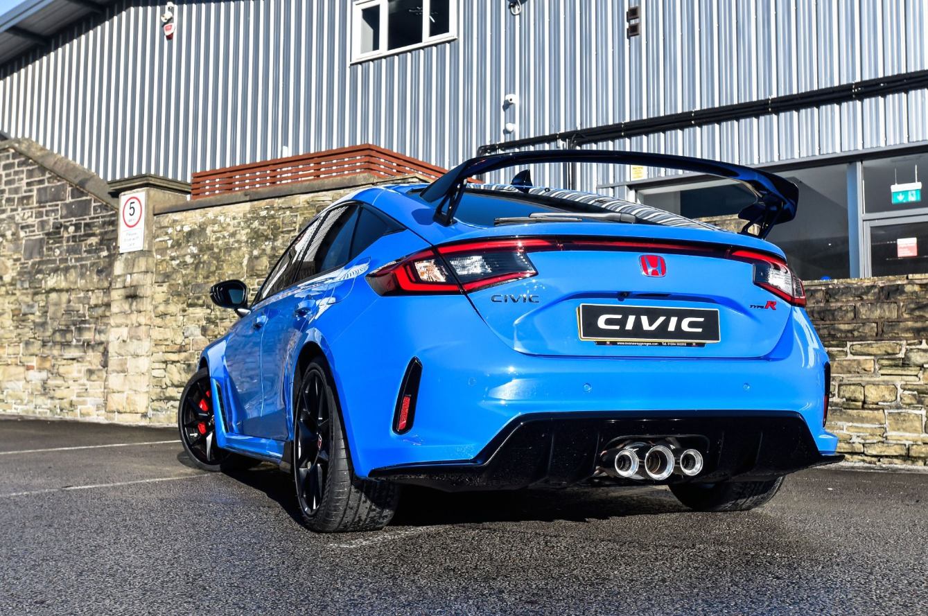 Back of a used Honda Civic Type R