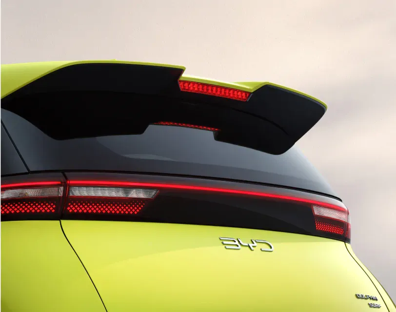 Sporty rear spoiler on the BYD Dolphin Surf