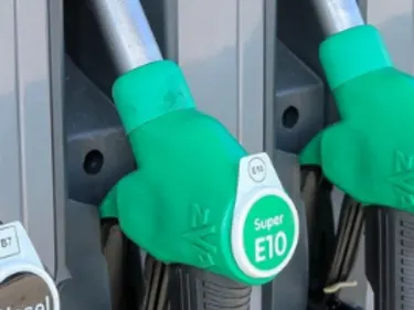 Super E10 Fuel pump close up