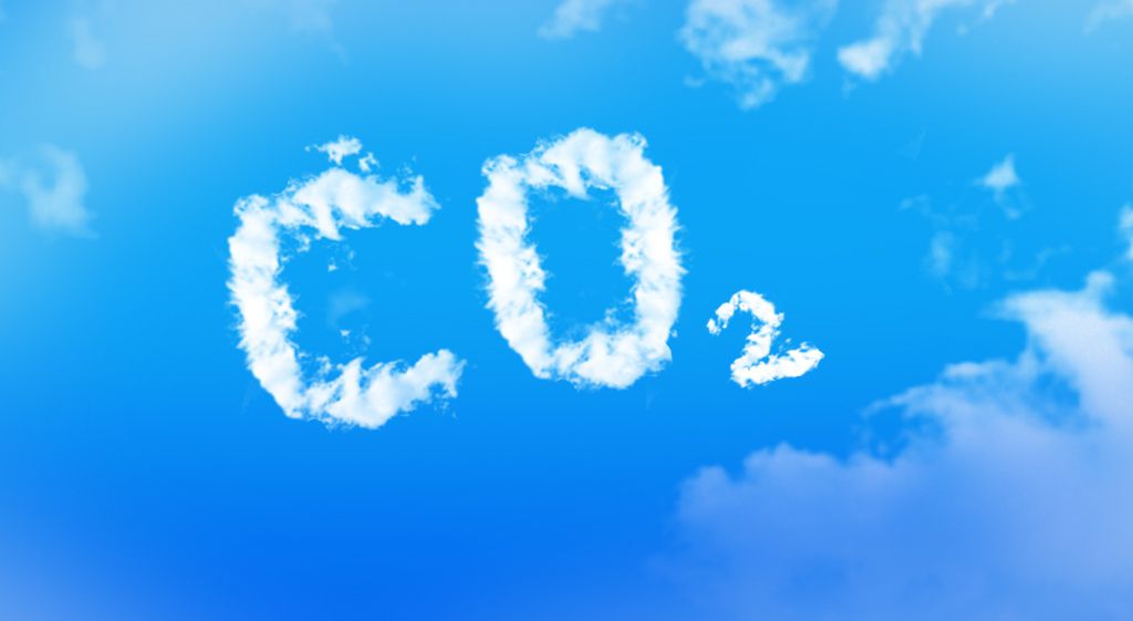 Co2 logo in the sky
