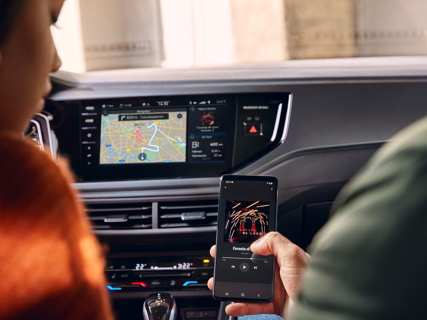 connecting phone with Apple Car Play in vw tiguan allspace
