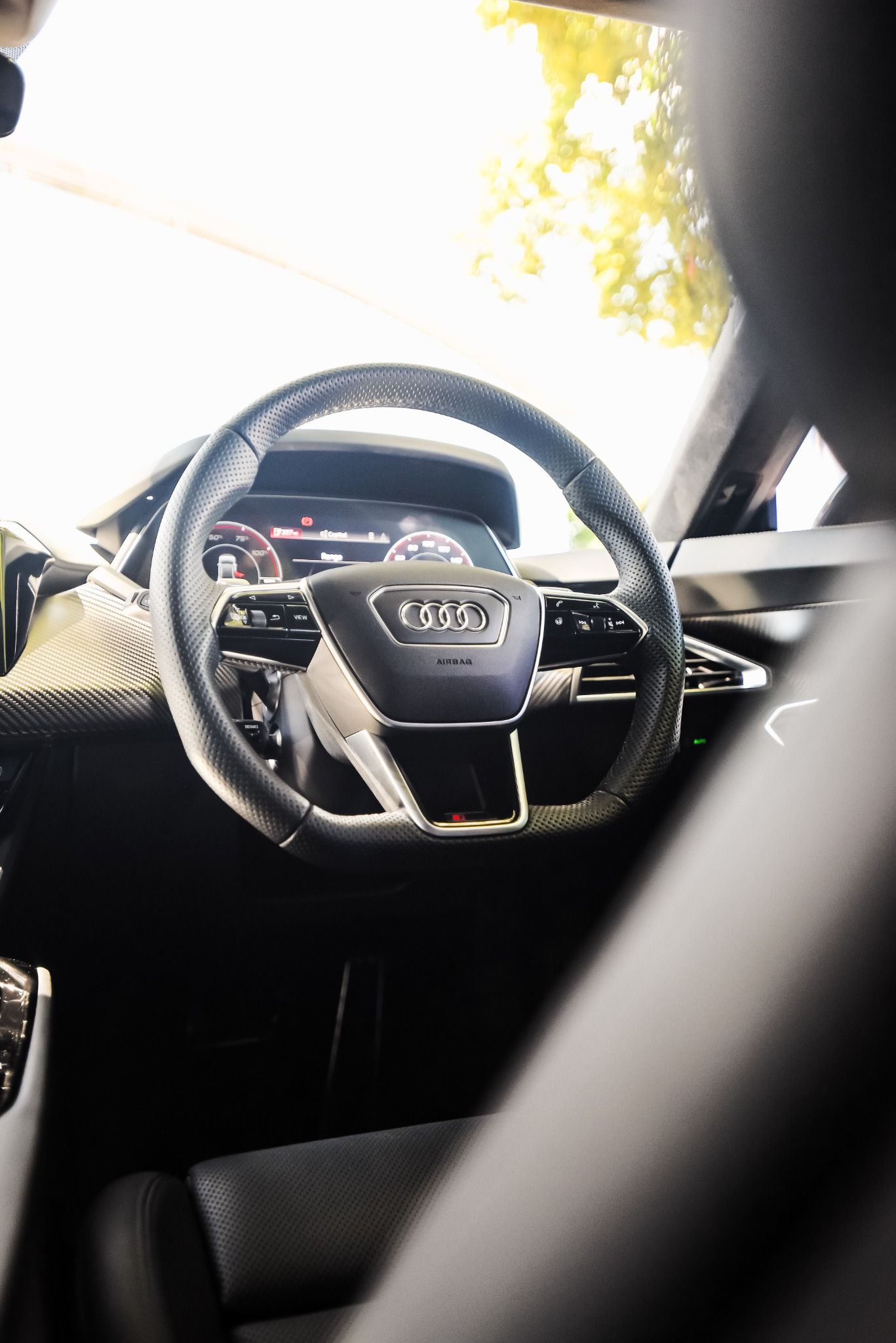 Steering wheel of Audi RE e-Tron GT