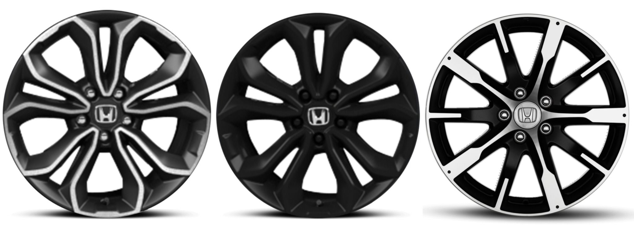 Honda cr v  3 different types of alloys