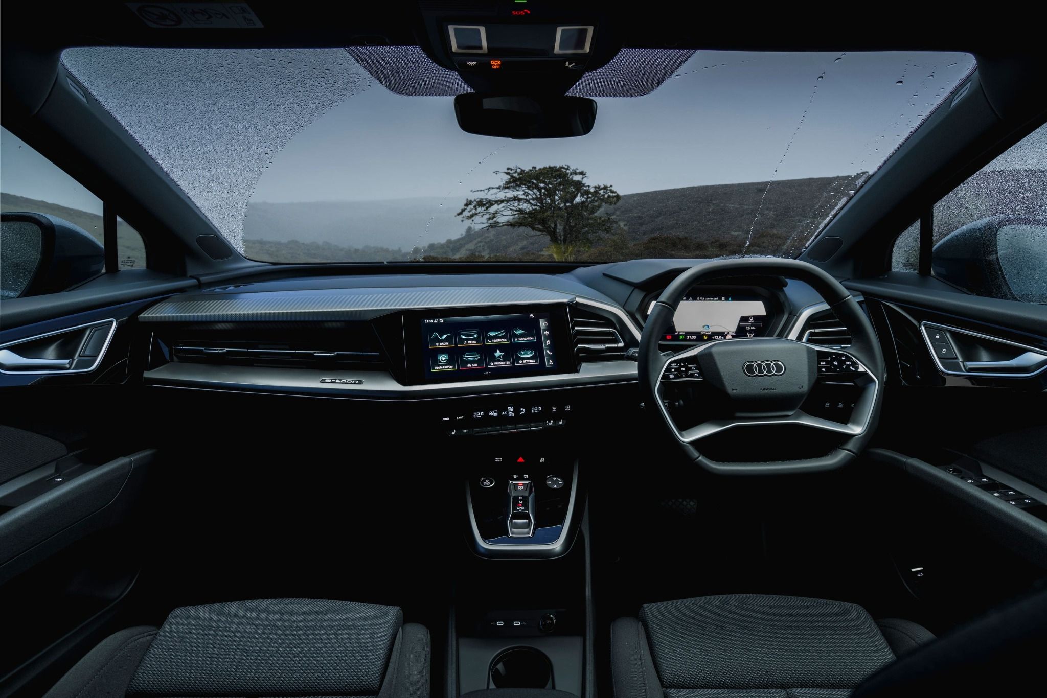 Interior dashboard for Audi Q4 etron