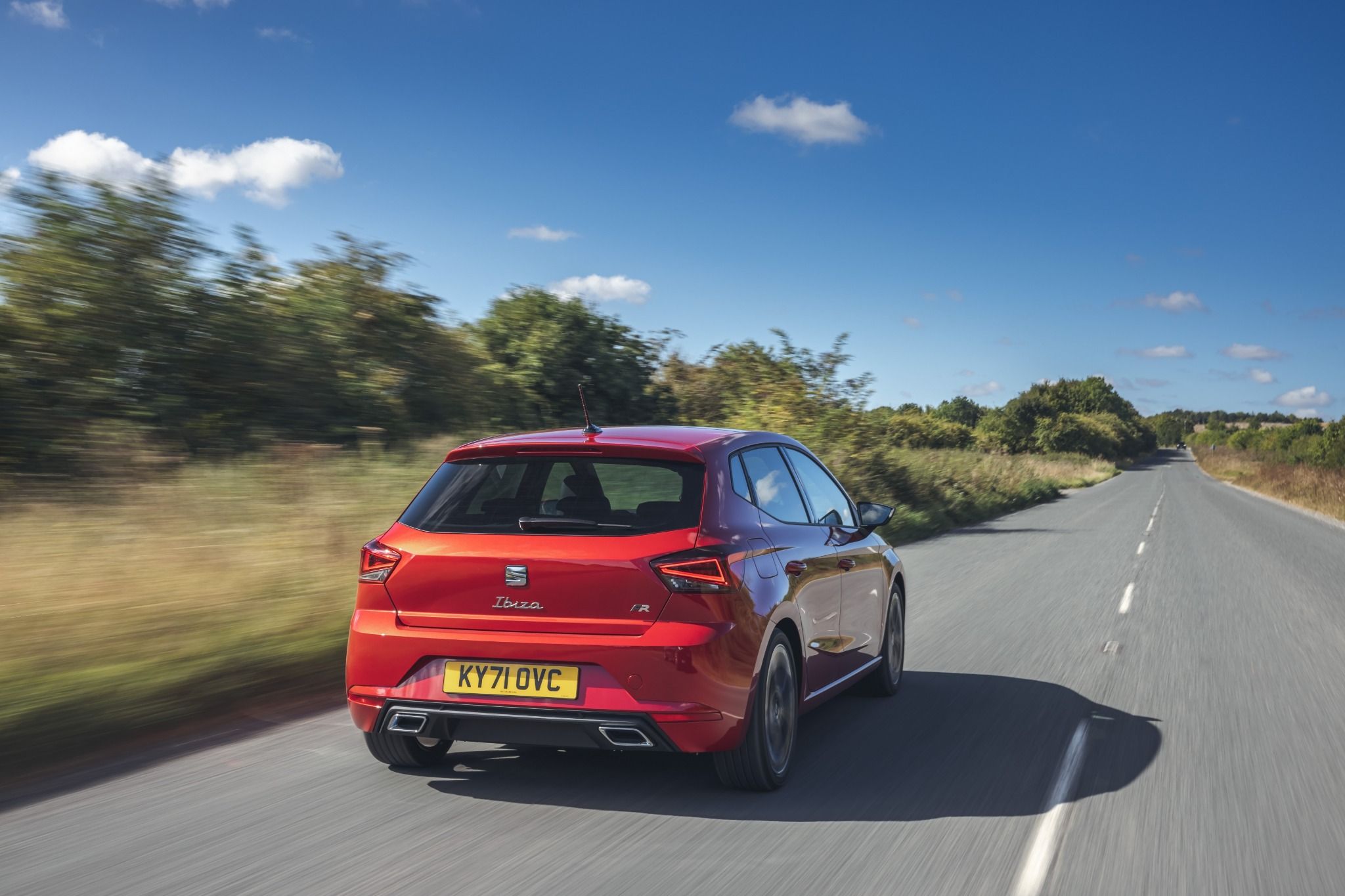 2021 SEAT Ibiza FR in Desire Red