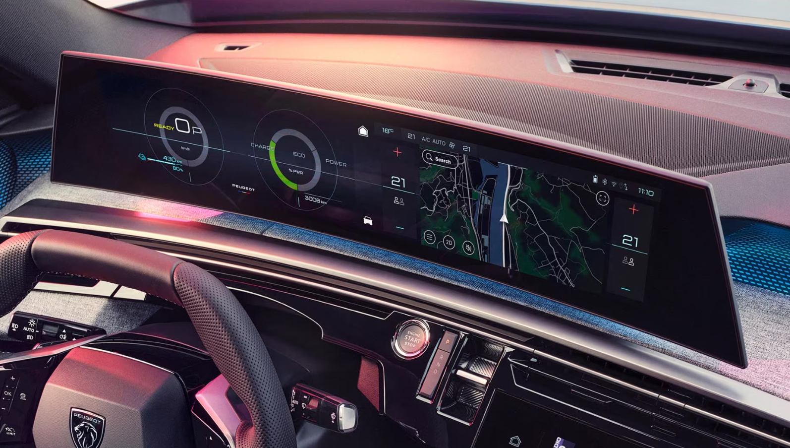 New Peugeot e-3008 icockpit
