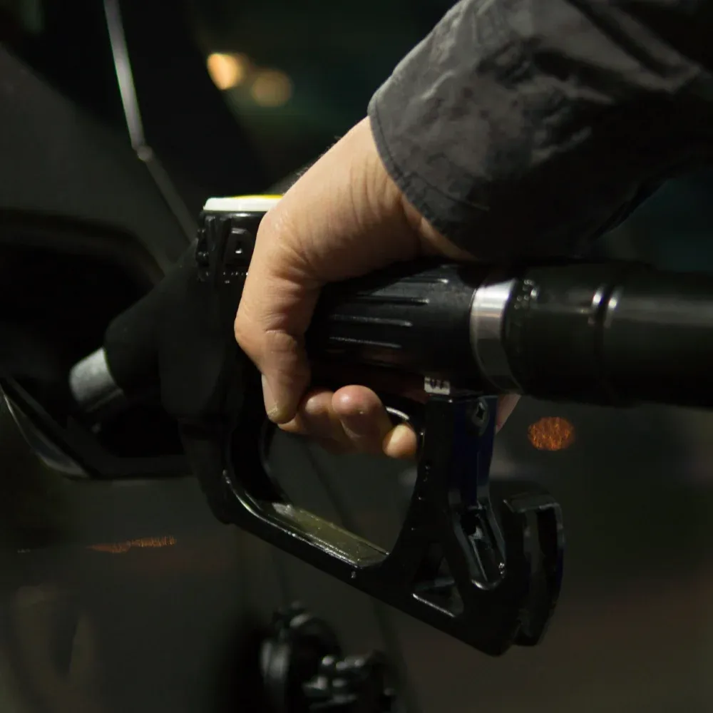 petrol being pumped into car