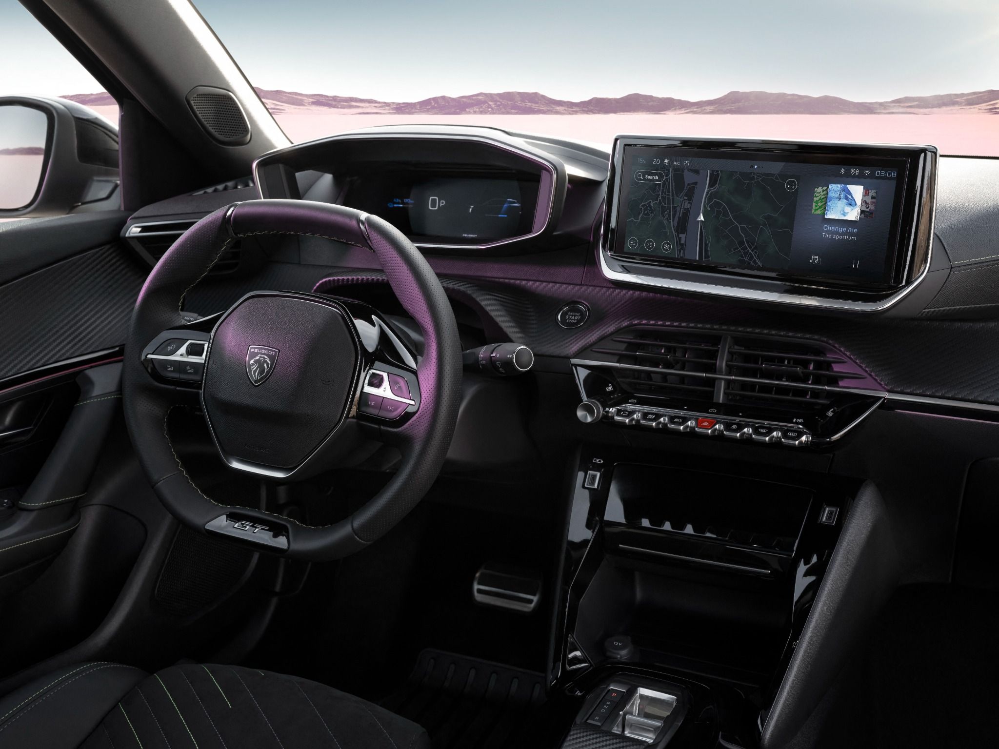 Peugeot E-2008 interior