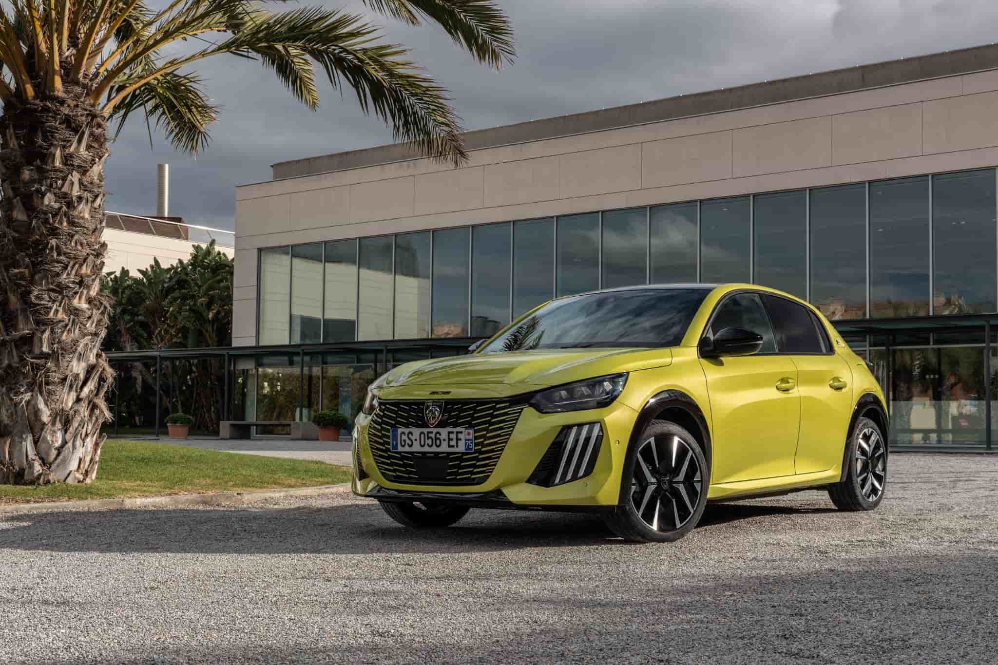 Yellow Peugeot