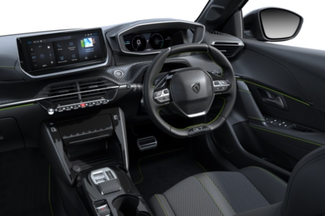 PEUGEOT e-208 GT interior