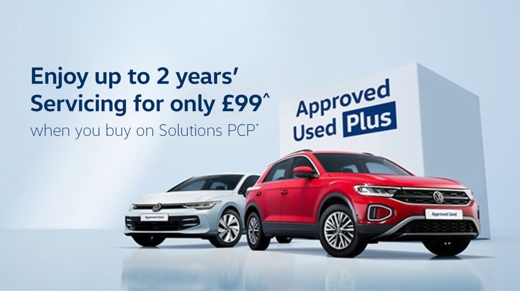£99 Service Plan on Approved Used VW models