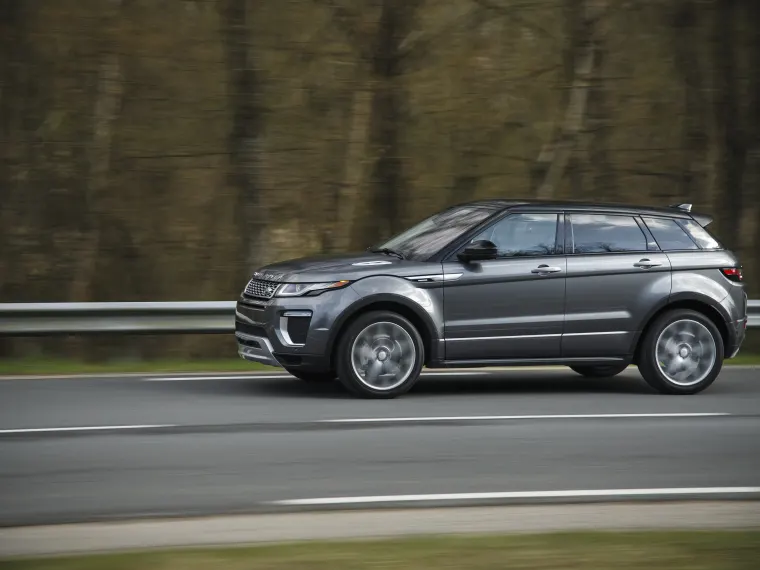 Range Rover Evoque driving side view