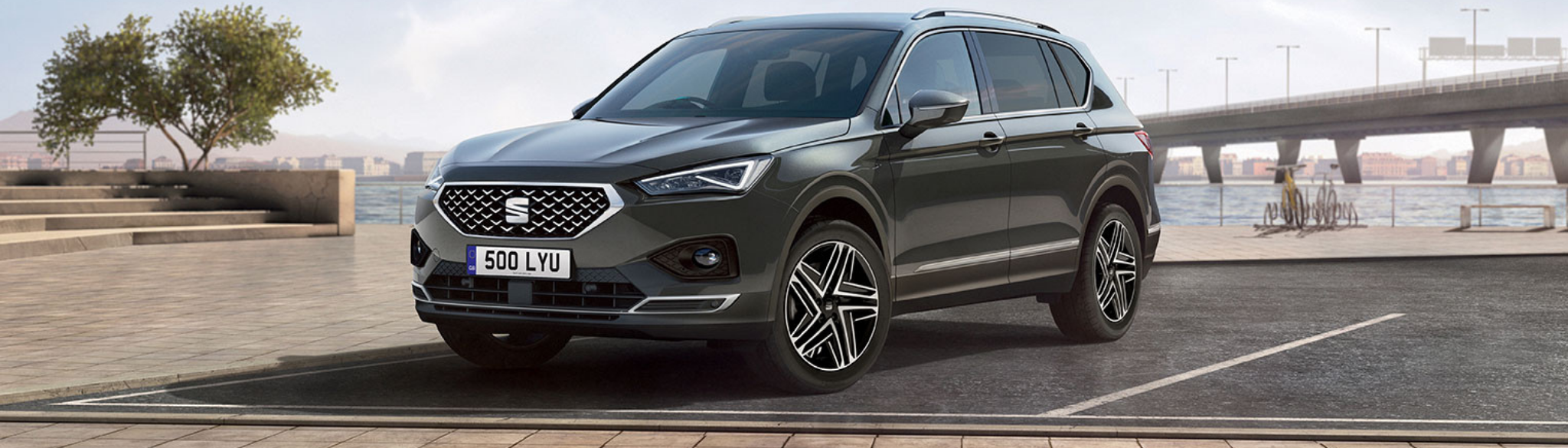 SEAT Tarraco parked in a carpark