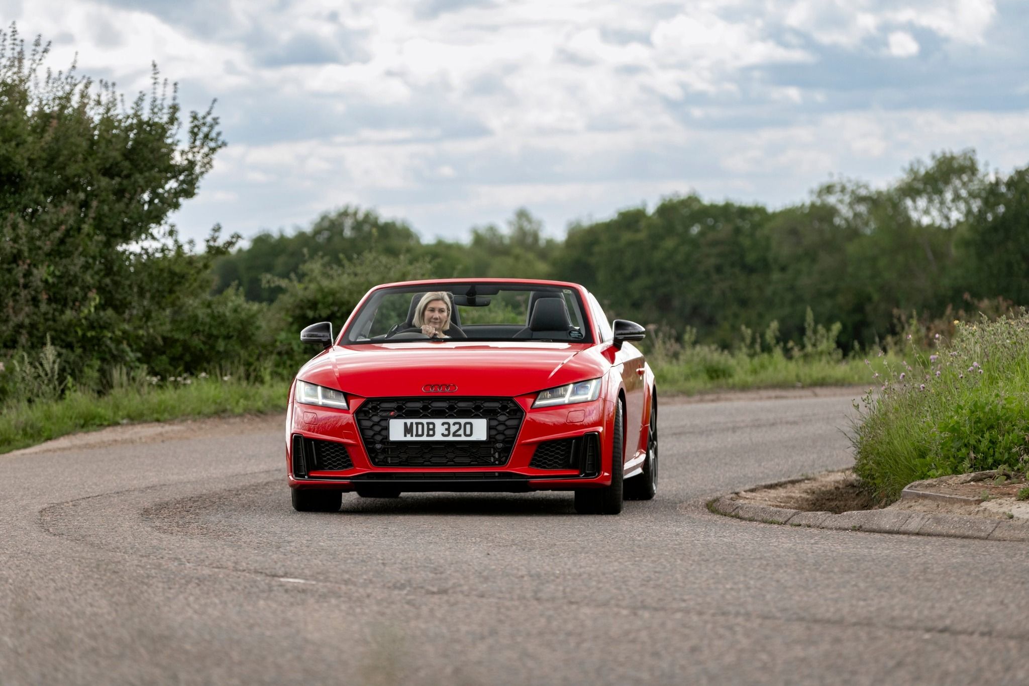 Red Audi TTS Roadster Final Edition