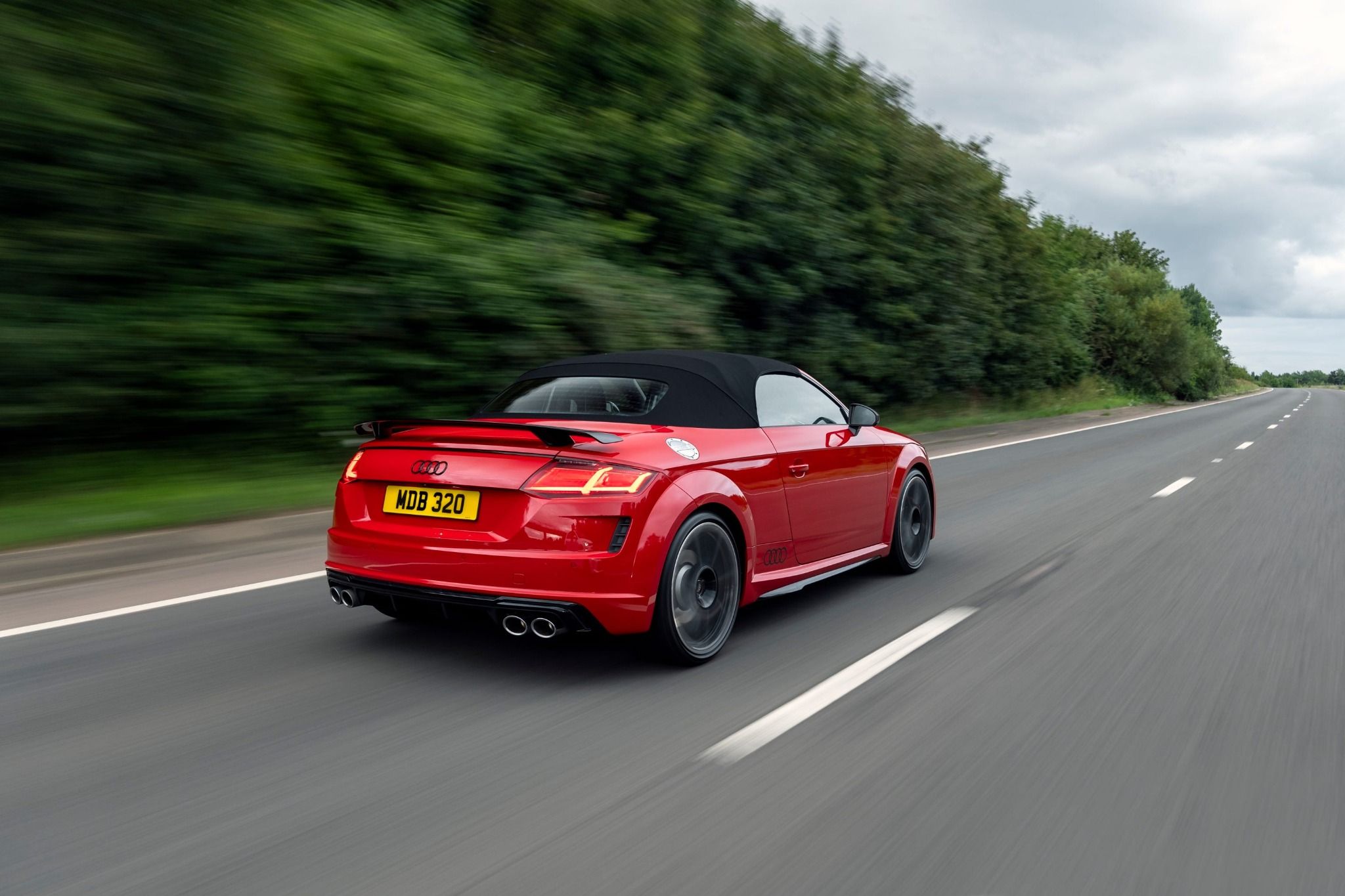 Red Audi TTS Roadster Final Edition
