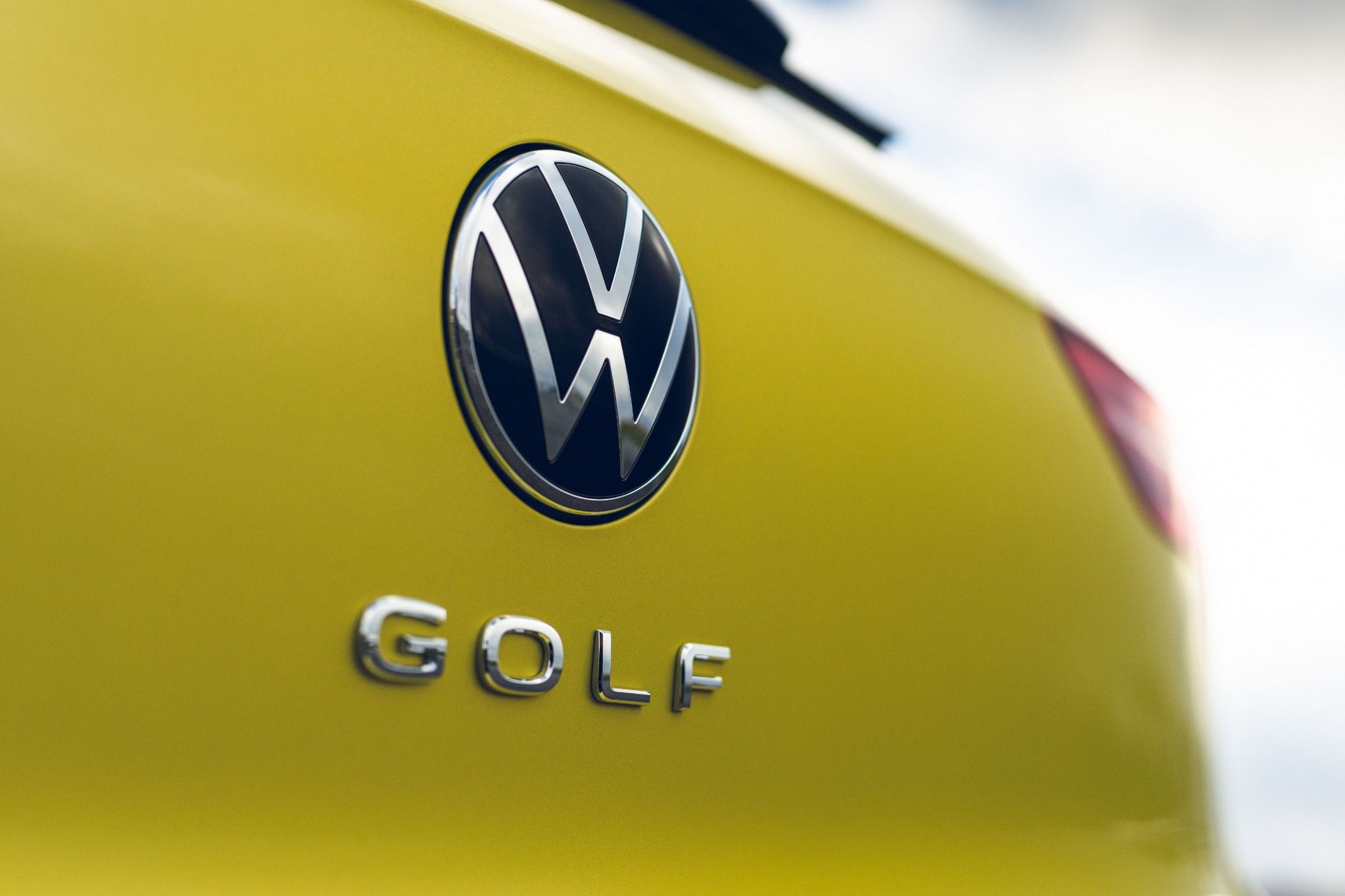 Yellow 2023 Volkswagen Golf