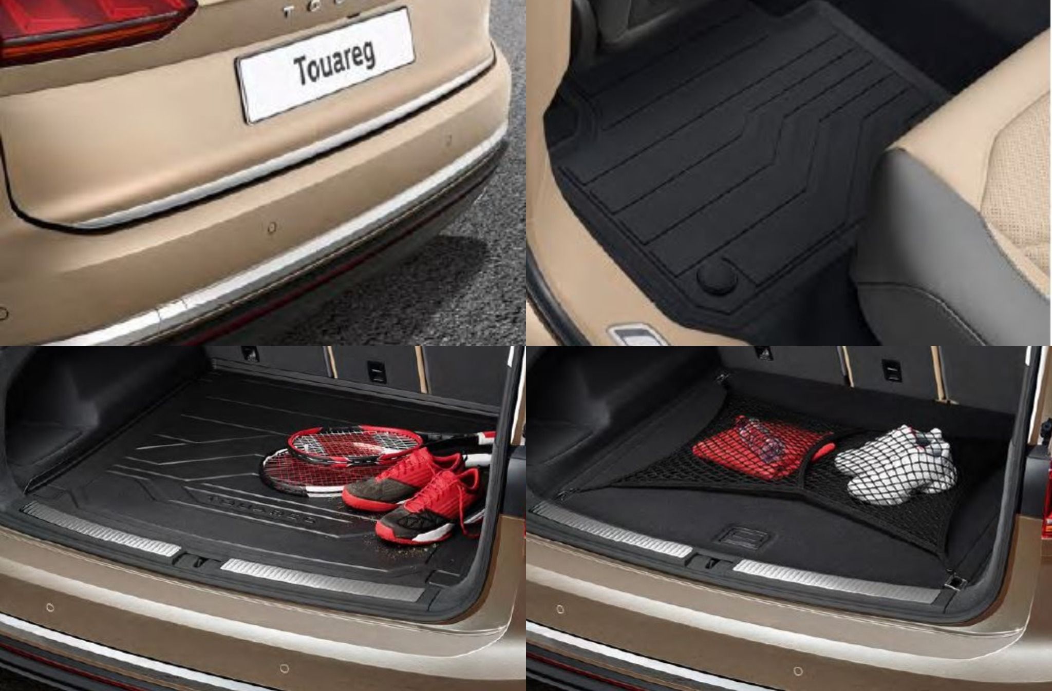 Close up of Volkswagen Touareg Boot Accessories