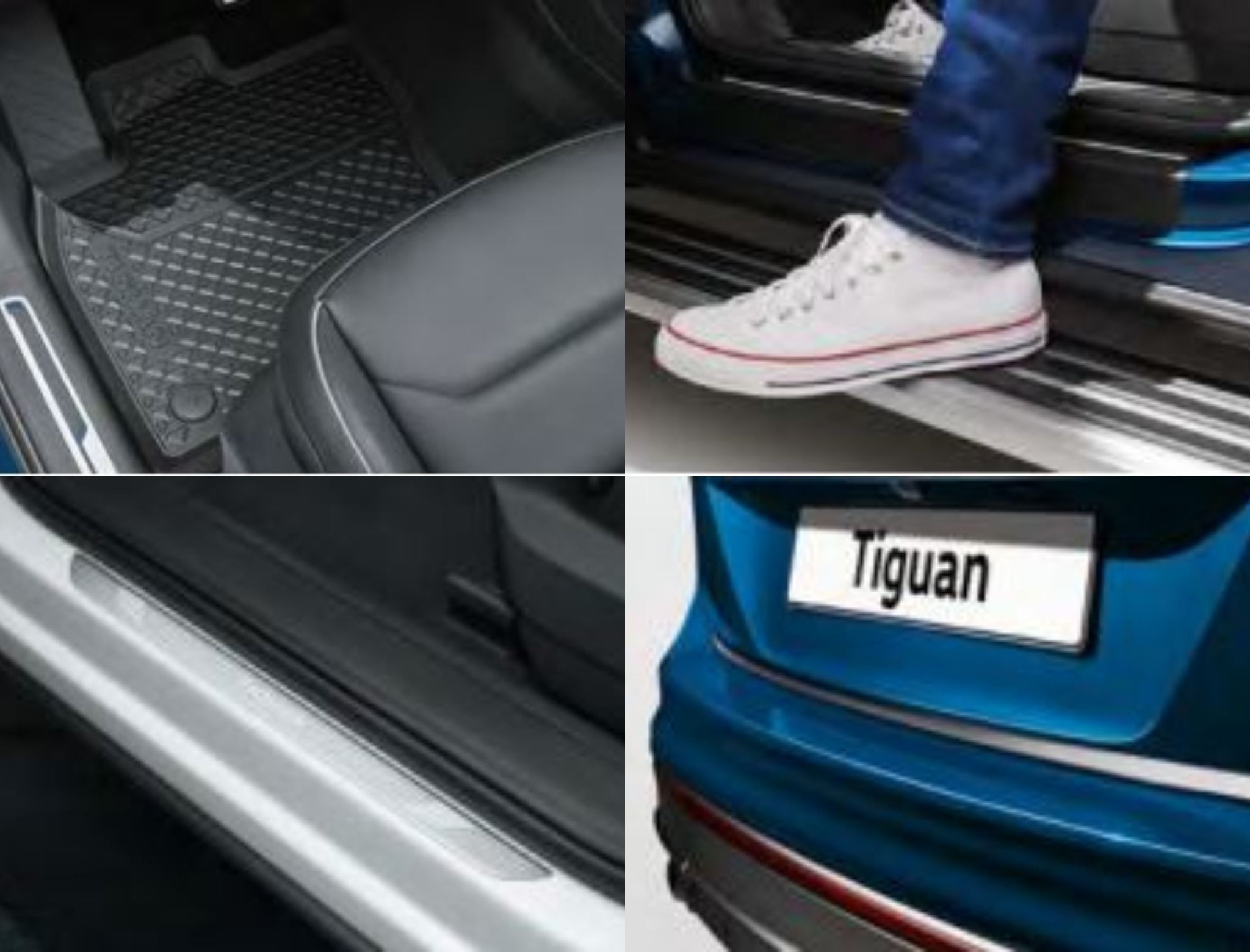 Volkswagen Tiguan floor mat and door sill