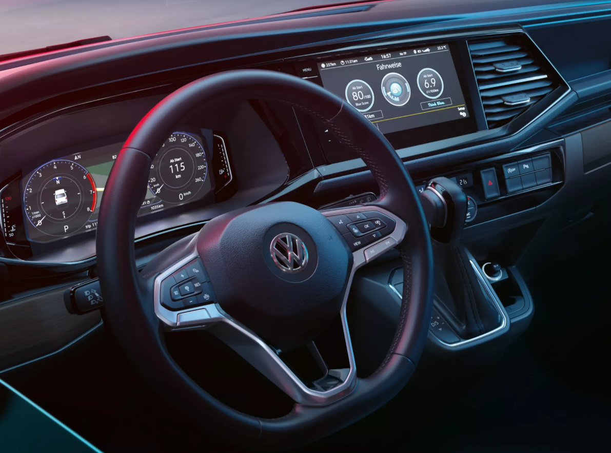 Volkswagen Transporter Shuttle interior