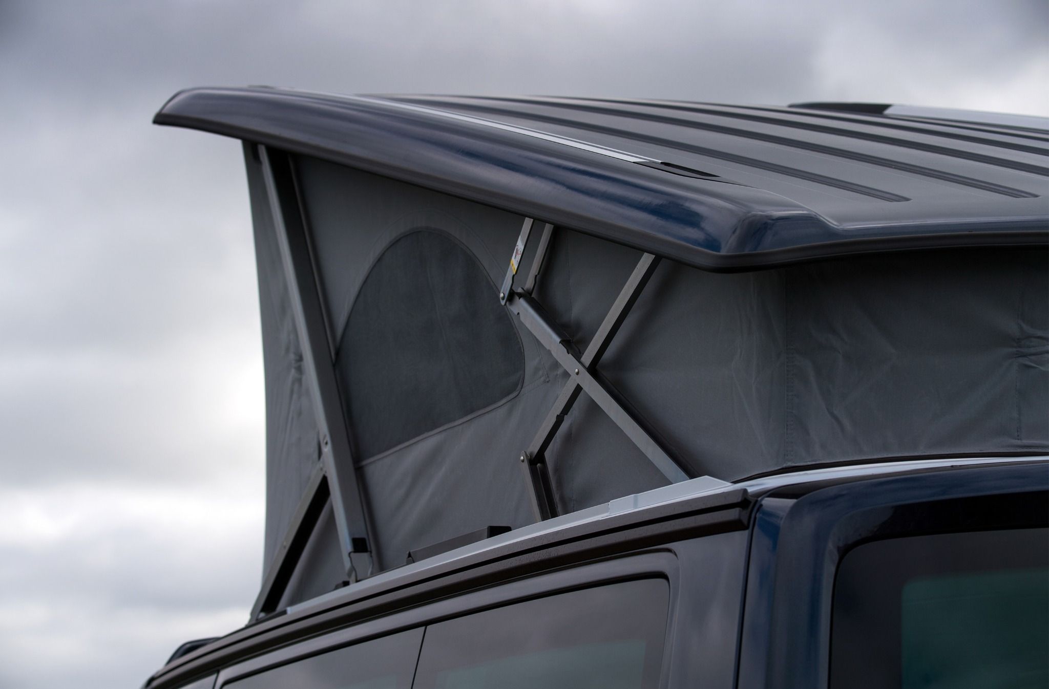 VW California Ocean campervan roof up