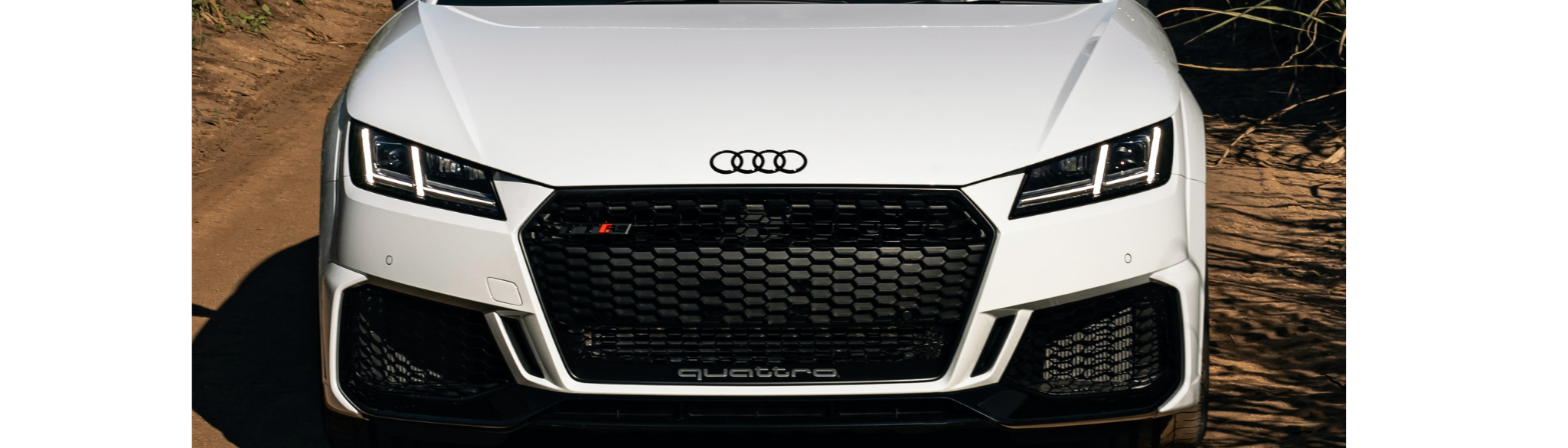 White Audi TTRS